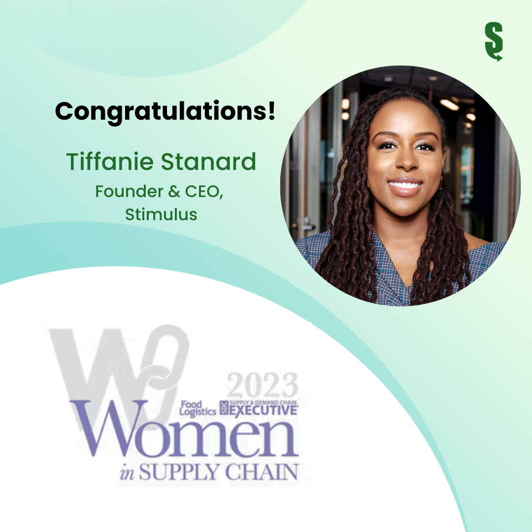 Stimulus Founder & CEO, Tiffanie Stanard, Named Recipient of 2023 Women in Supply Chain Award